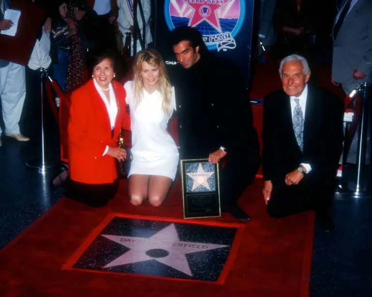 Ceremonia odsłonięcia gwiazdy Davida Copperfielda w Alei Gwiazd