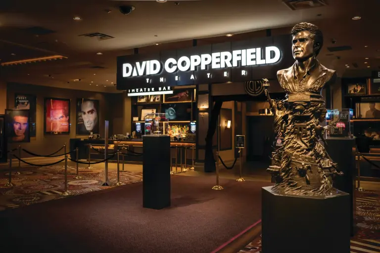 Wejście to teatru magii Davida Copperfielda w hotelu MGM Grand w Las Vegas